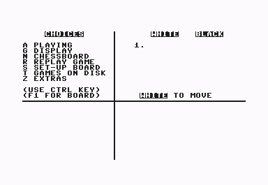 Chessmaster 2000 screenshot 3 for Commodore 64